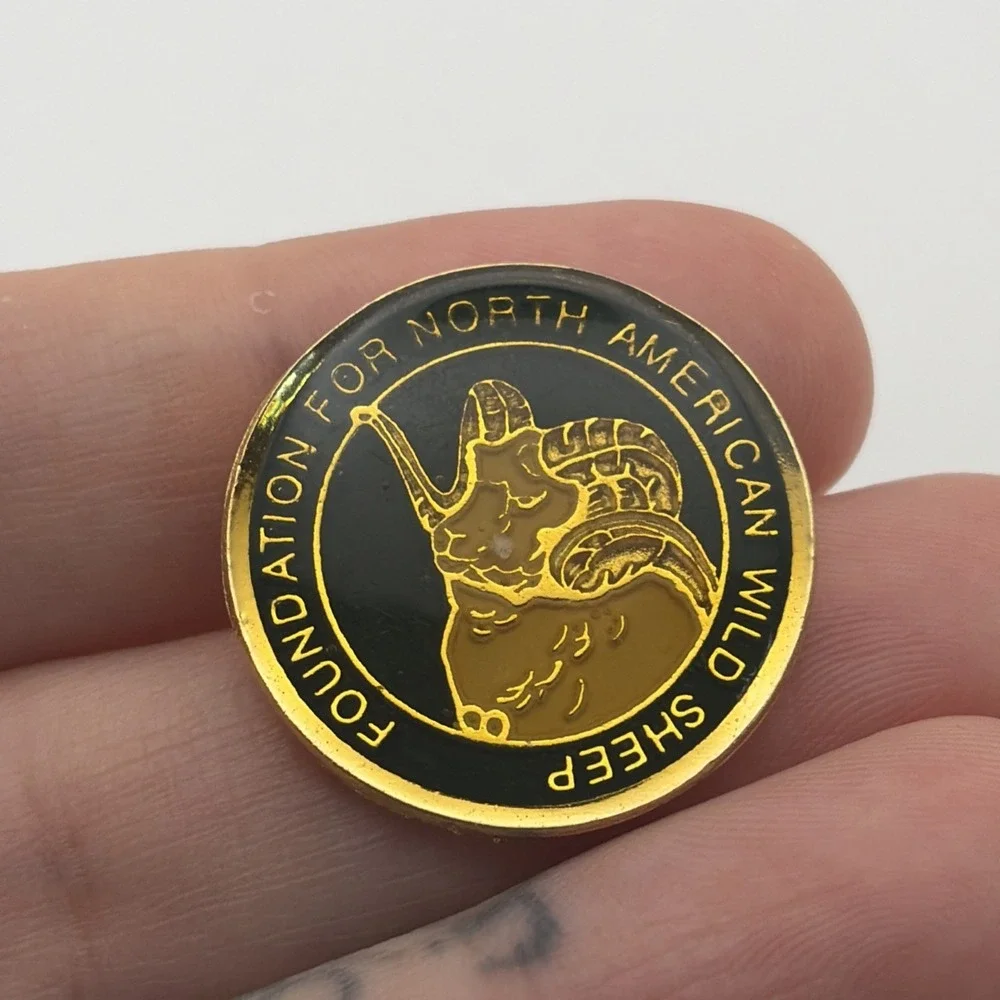 Foundation For North American Wild Sheep Lapel Hat Pin
